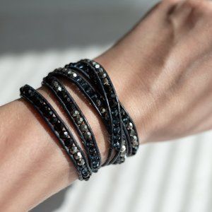 Club Monaco - beaded "Bonnie" wrap bracelet